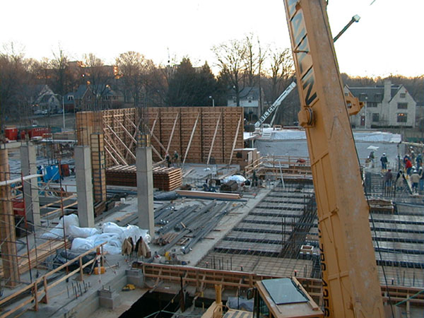 Construction view, January, 2000
