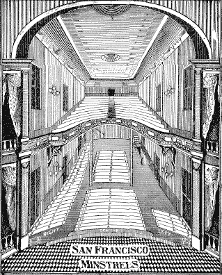 Illustration of San Francisco Minstrels