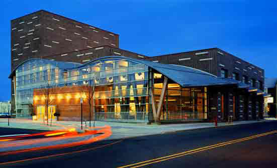 Photo of Two River Theater Lobby - Bridge Avenue Facade